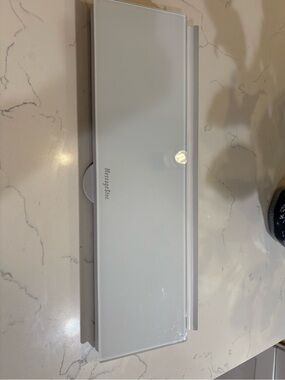 Whiteboard Desktop Organizer with Front Access Compartments